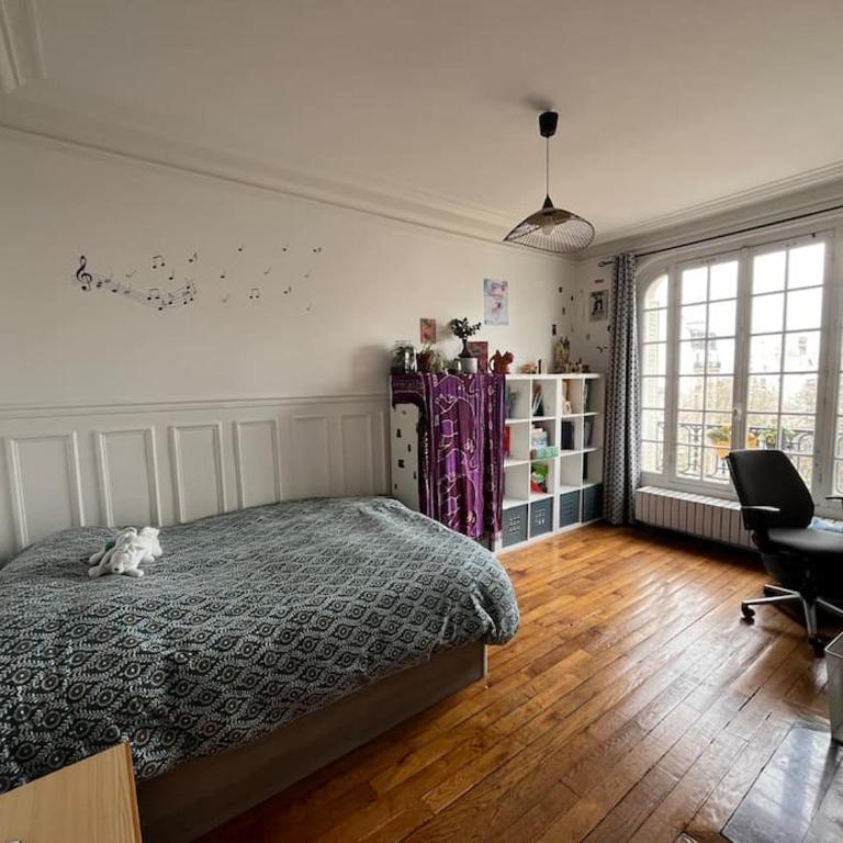 Paris park view 5 bedrooms familly subway 6 - Appartement - 5