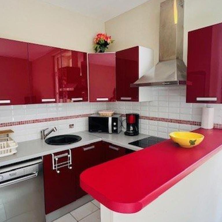 Charmant F2 avec balcon, centre-ville, 2 pers, proche cures, animaux admis - One-Bedroom Apartment - 4
