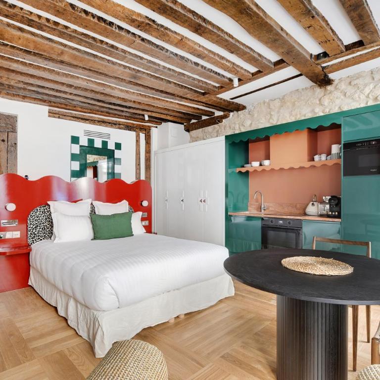 Paris Home Collection Serviced Apartments in Notre Dame - Rue Savoie - Studio - 8