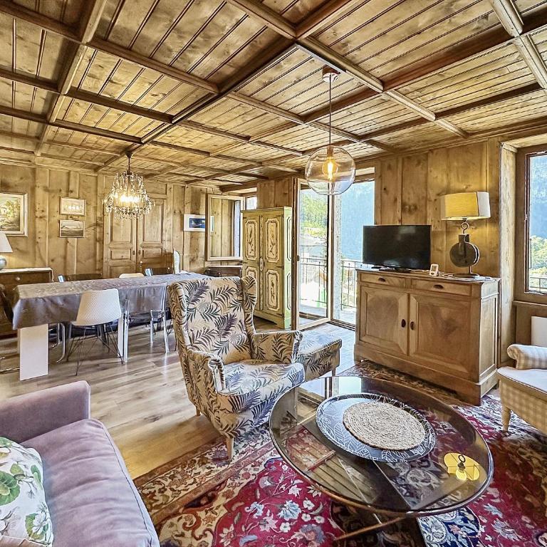 Swiss Alpine Retreat & View near Martigny - Apartment mit Balkon - 1