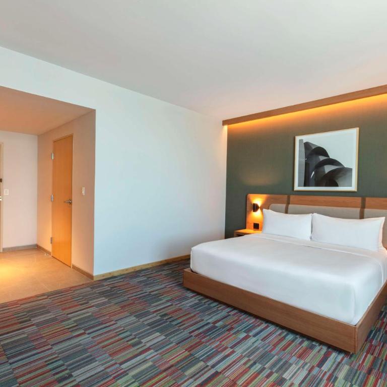 Hilton Garden Inn Guadalajara Airport - Habitación con ducha a ras de suelo, adaptada para personas de movilidad reducida - Cama extragrande - 2