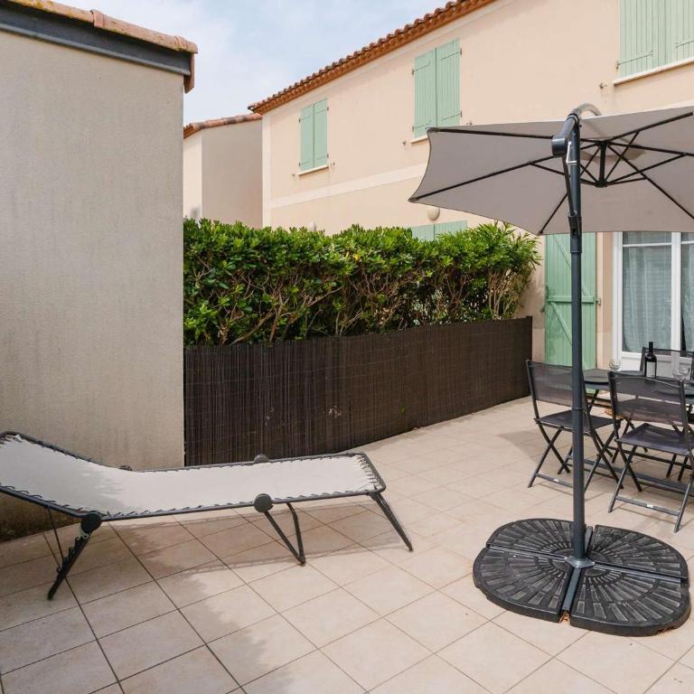 Pavillon 3P climatisé, piscine, terrasse, proche plage, 6 pers., Narbonne - FR-1-409-12 - Villa - 16