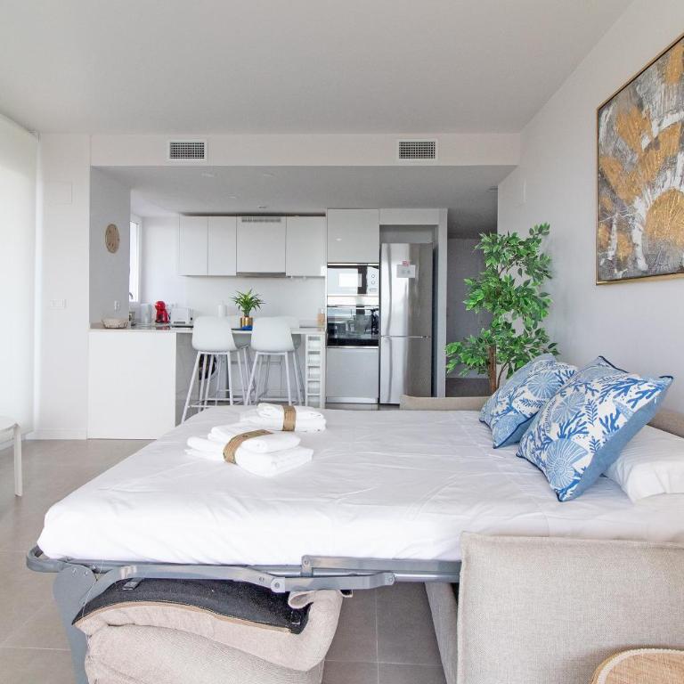 Global Vacacional, Apartamento con amplia terraza con vistas al mar - Apartment mit Meerblick - 14