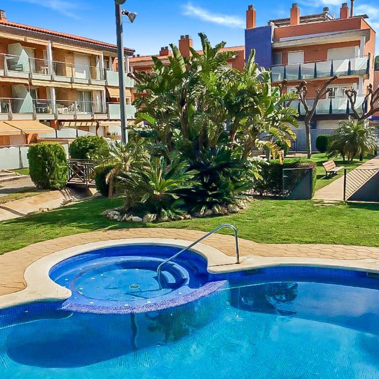 Apartamento con piscina, terraza y parking gratis "Ideal familias" Cambrils - Apartment with Garden View - 14