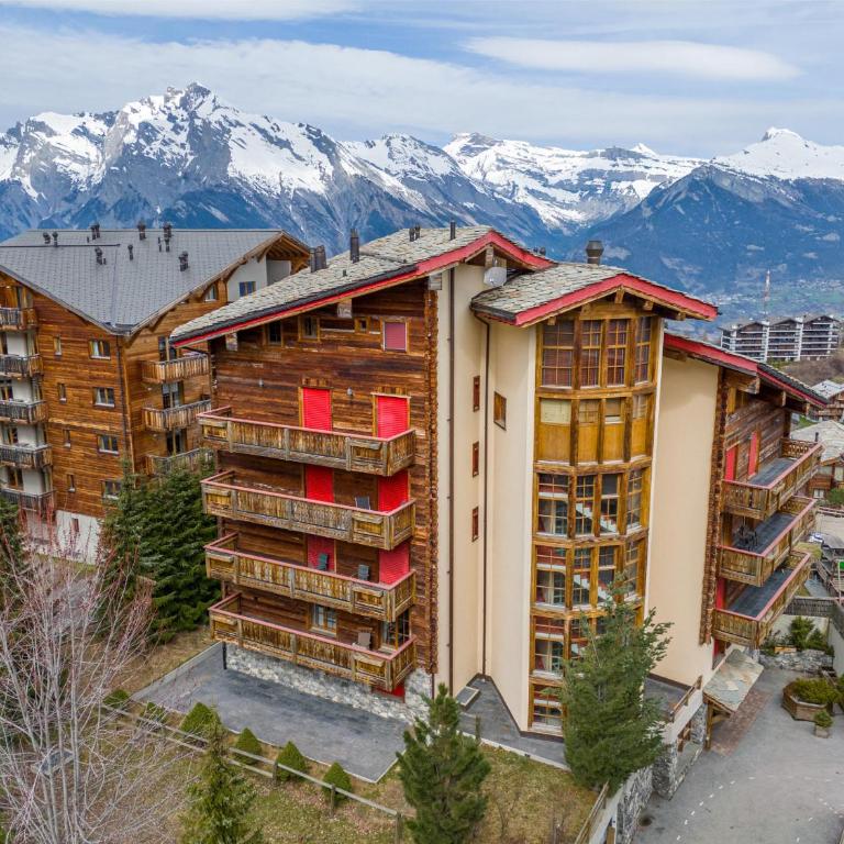 Etagnes 2 Est, ski-in ski-out, vue magnifique - Superior Apartment mit Balkon - 23
