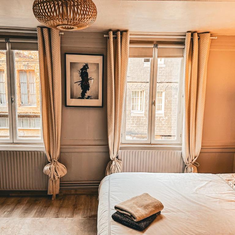 Le 105, Honfleur - Chambre Triple avec Salle de Bains - 9