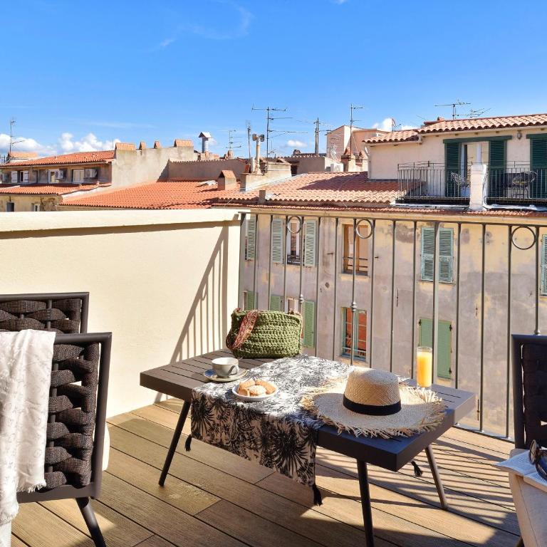 Hôtel Fesch & Spa - Chambre Double avec Terrasse - 1