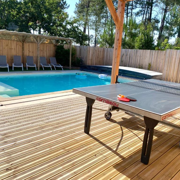 Villa Pins&Spa Piscine Jacuzzi Petanque Ping-pong - Villa con piscina privada - 27