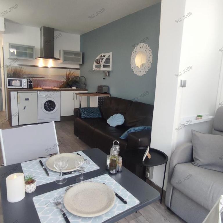 Très beau Studio près de la Plage - Monolocale con Divano-Letto - 11