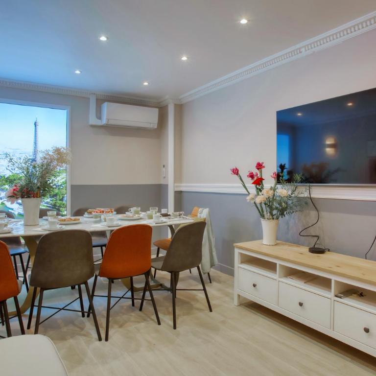 Elegant Triplex in Paris - Ideal for 10 - Aircon - Appartement - 32