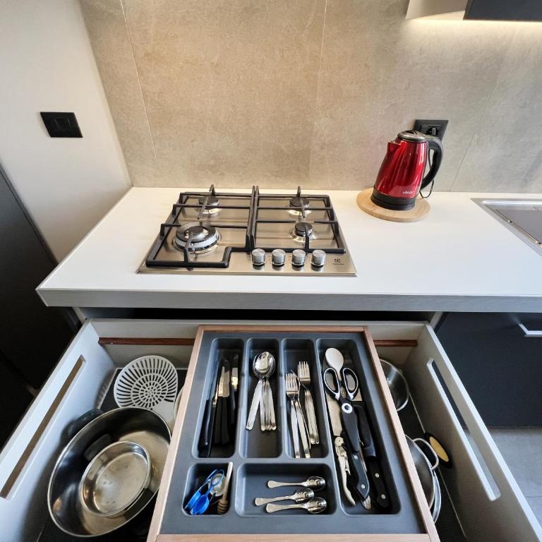 Casa Redona - nuovo elegante loft free wifi 4 pax - Appartamento Loft con 1 Camera da Letto - 2