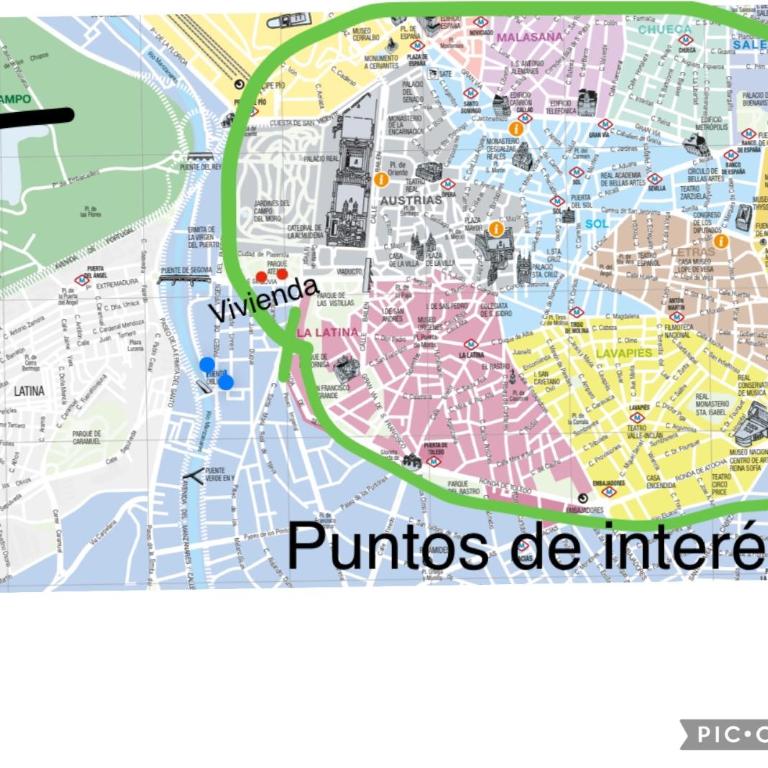 Luxury Prívate Flat in Madrid Center Full Equipe NON TOURISTY - Apartamento de 1 dormitorio - 5