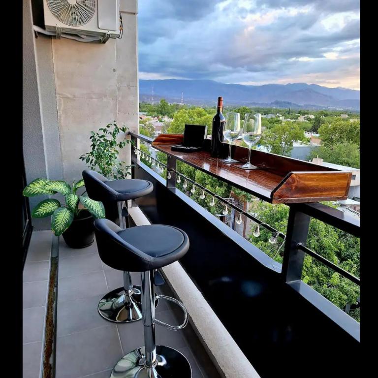 Departamento con increíble vista a la Cordillera - Apartamento de 1 dormitorio - 2