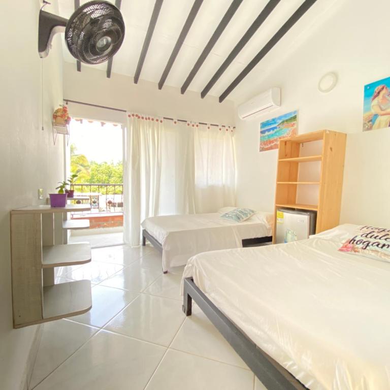 Eco Hotel El Acuario - Habitación Doble - 2 camas - 1