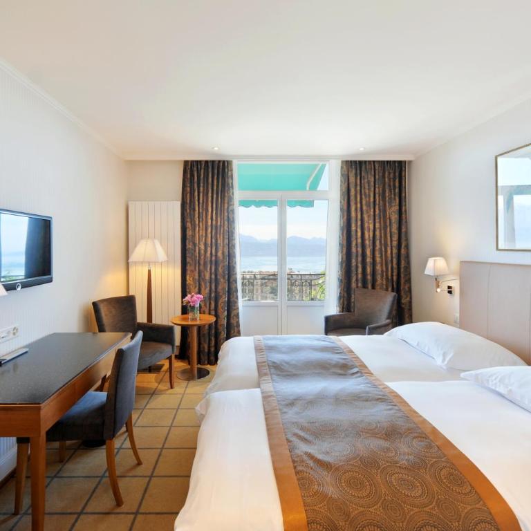 Hôtel de la Paix Lausanne - Doppelzimmer mit Seeblick - 5