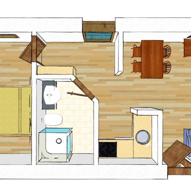 Pension am Rain - Apartment mit 1 Schlafzimmer – Erdgeschoss - 5