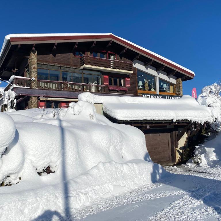 Appartement 71m2 près de Megève, à 200m télécabine la Princesse, local à ski, 2 chambres, parking couvert - Appartement 2 Chambres avec Balcon et Terrasse - 42