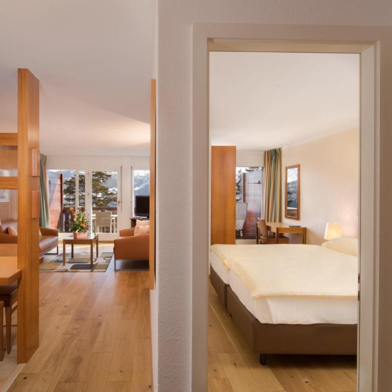 Hotel Helvetia Intergolf - Chambre Double Exécutive avec Balcon - Vue sur Montagnes - 5