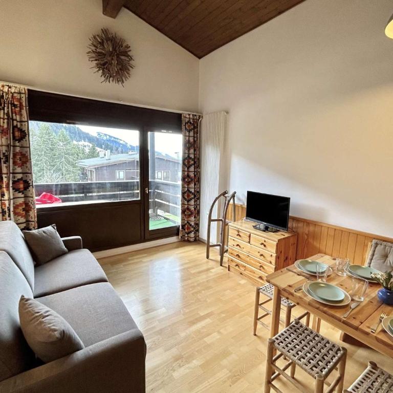 Studio + Alcôve 4 Couchages, Balcon, Parking, Skis - Proche Rochebrune, Megève - FR-1-597-168 - Studio - 8
