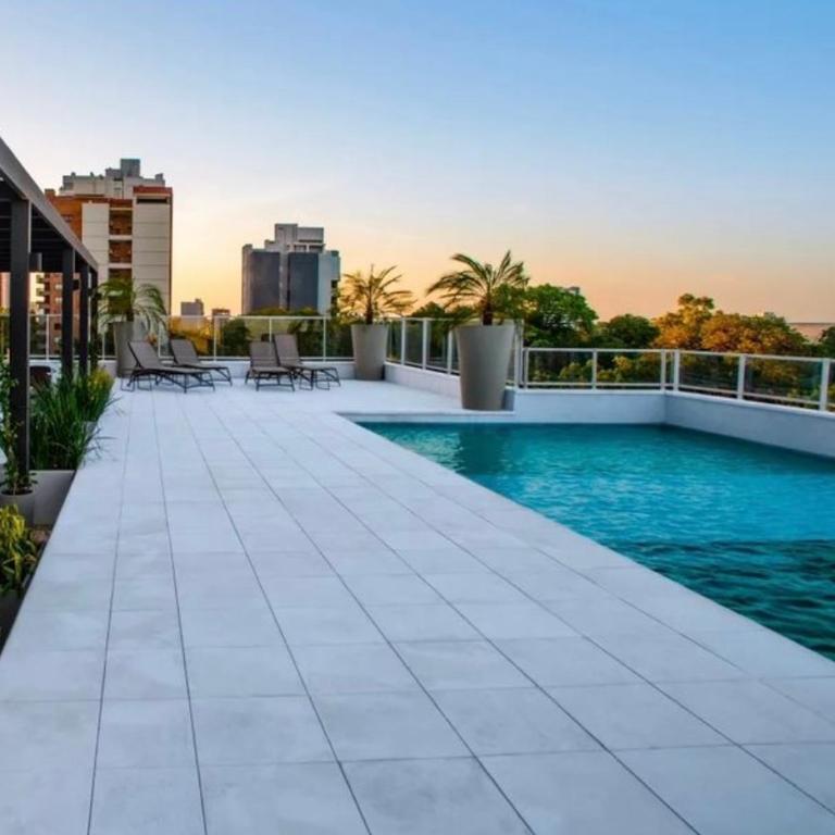 Depto en Eje Corporativo, Top en Altura piso 18 - Apartamento de 1 dormitorio - 44