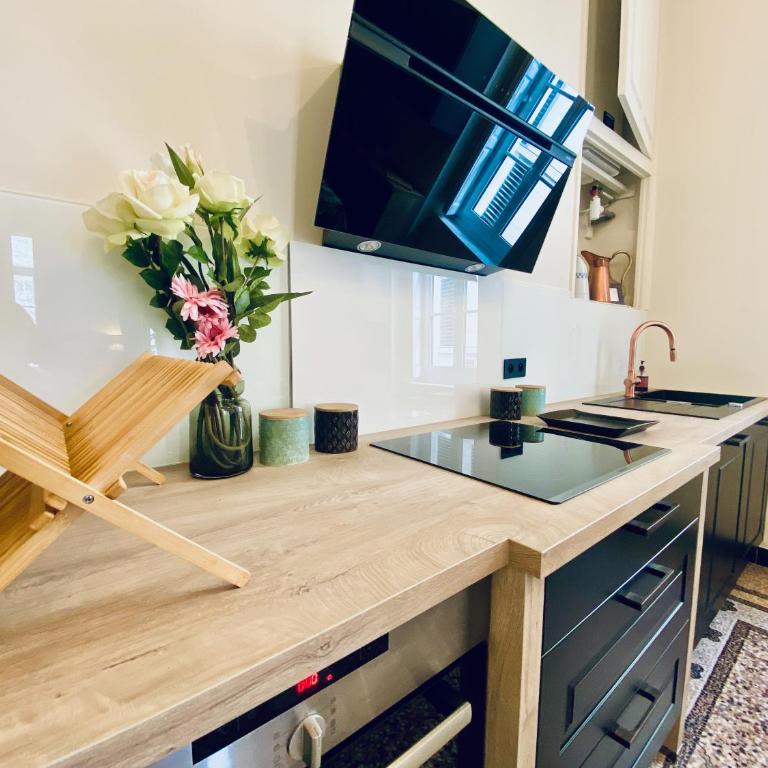 Le Questel au cœur de la cité romaine avec clim - Apartment mit 1 Schlafzimmer - 12