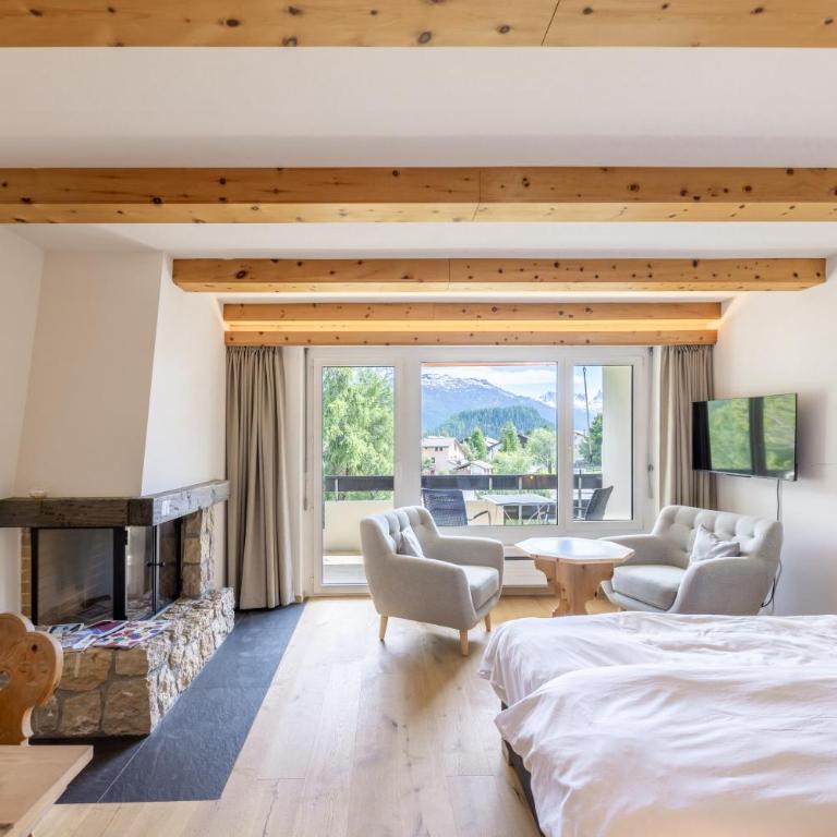 Charming Studio facing Piz Rosatsch - Apartment mit 1 Schlafzimmer - 2