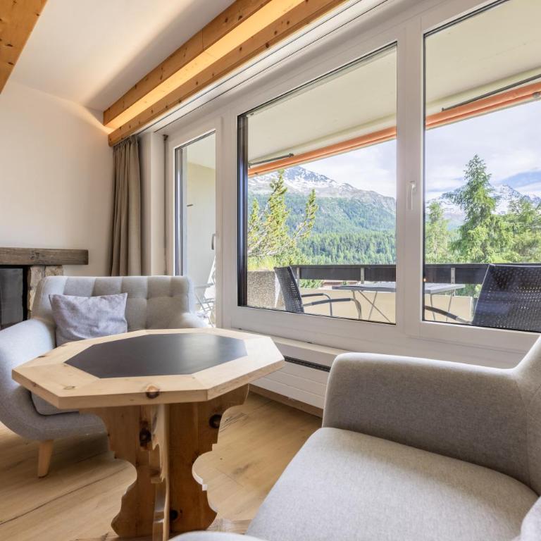 Charming Studio facing Piz Rosatsch - Apartment mit 1 Schlafzimmer - 8