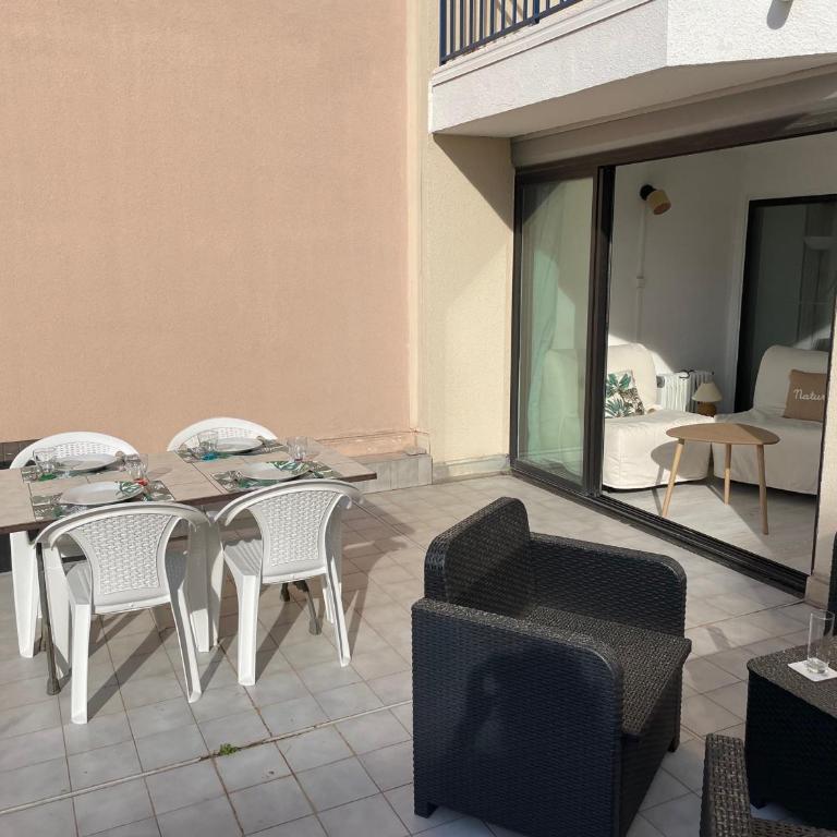 Appartement rénové avec terrasse près du port, 4 couchages - FR-1-309-473 - Apartamento - 2