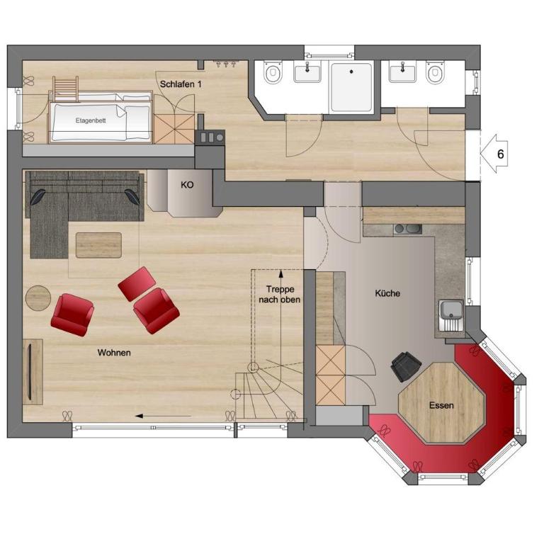 Haus Bergwelten - Apartment mit Gartenblick - 19