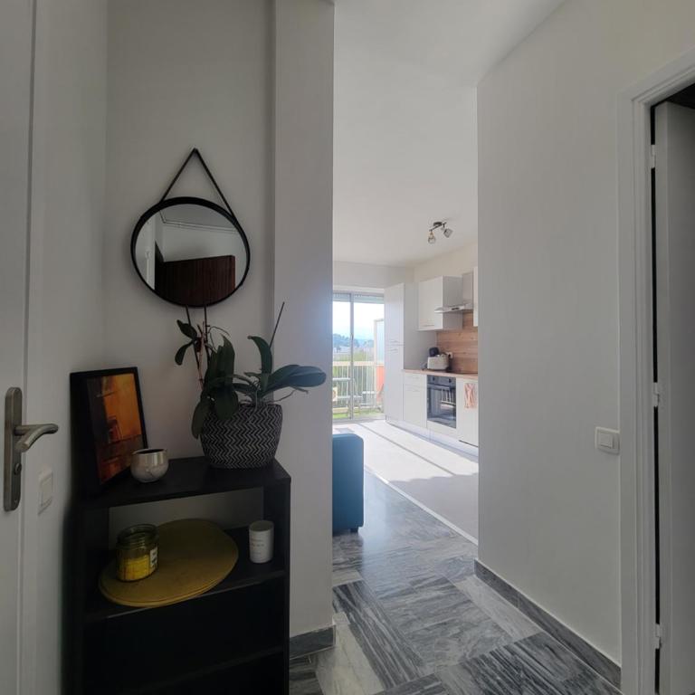 Splendide T2, 200m de la mer, climatisé, parking - Apartamento de 1 dormitorio con balcón y vistas a la montaña - 3