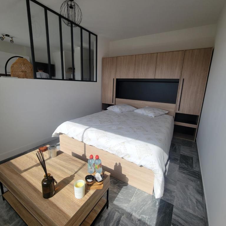 Splendide T2, 200m de la mer, climatisé, parking - Apartamento de 1 dormitorio con balcón y vistas a la montaña - 9