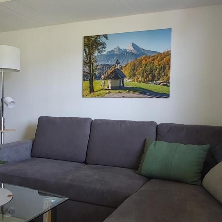 Ferienwohnungen Andrea - Traumlage nahe Königssee - One-Bedroom Apartment with Balcony and Mountain View - 14