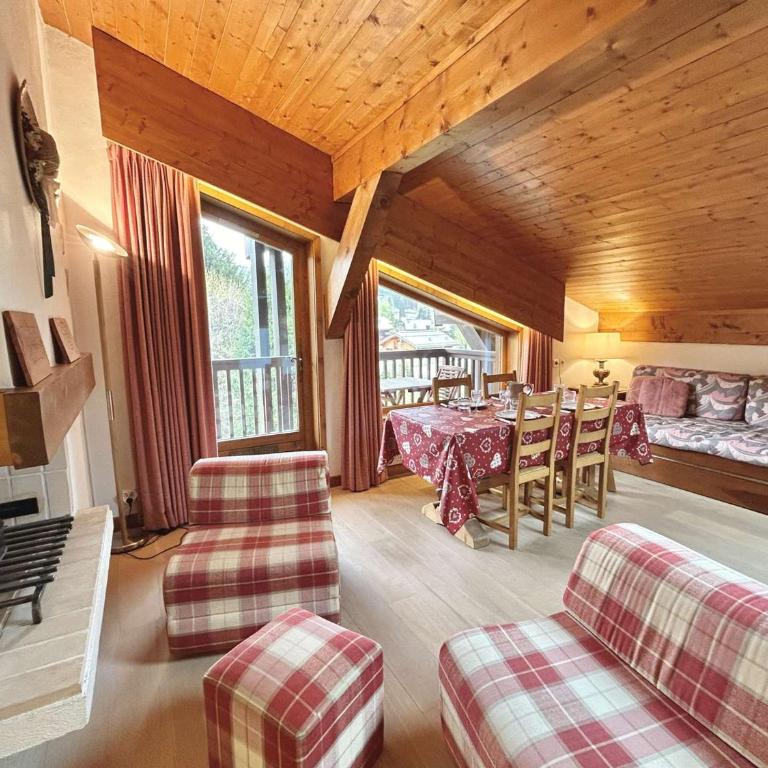 Appartement cosy 2P+cabine, 6 couchages, proche télécabine Jaillet et centre, balcon Sud, garage privé - FR-1-597-176 - Appartement - 6
