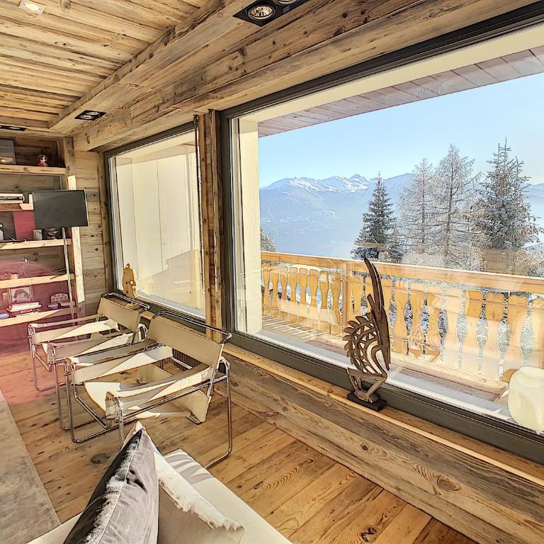 Crans-Montana Luxe & Charme Appartement - Ski in & Out Mountain View Golf & VTT - Appartement - 4