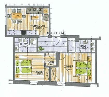 Wonga Apartments - Appartamento con 2 Camere da Letto e con Vista Montagna - 2