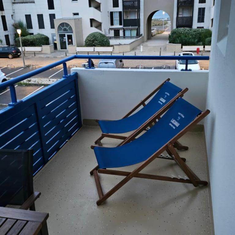 Lacanau, Résidence Bleu Marine, appartements 2e étage, exceptionnels car balcon face et vue océan avec piscine ! Et avec parking réservé - One-Bedroom Apartment - 14
