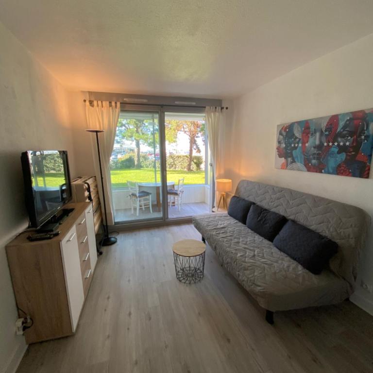 Studio vue port, Arcachon, piscine, wifi - Studio avec Vue sur Jardin - 5
