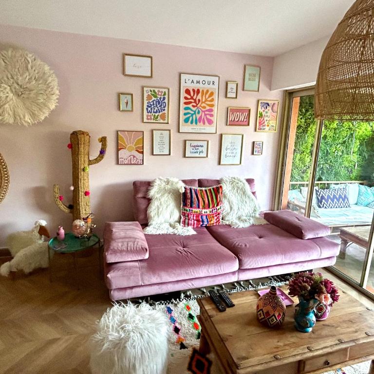 Superbe 3P bohème, Juan les pins, jardin, calme et proche de la mer - Two-Bedroom Apartment - 4