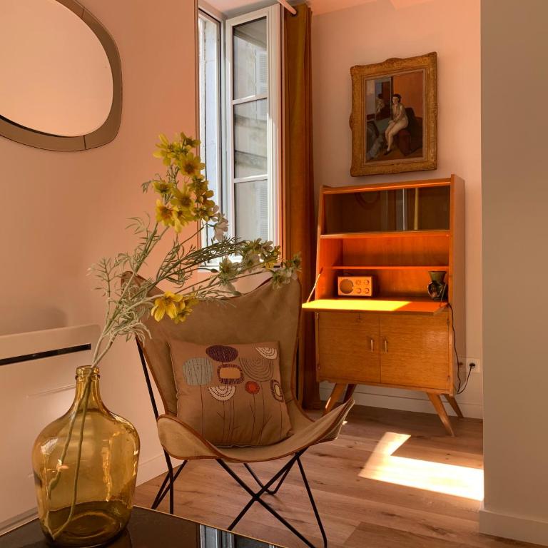 Escapade Vintage avec terrasse en centre historique - Apartment mit 1 Schlafzimmer - 4