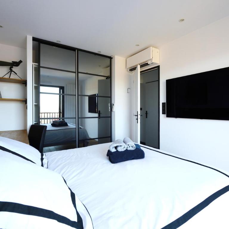 Aix Rooftop Appartement T2 Luxe 5 étoiles - hypercentre Rotonde - Terrasse - Vue - Parking - Apartment mit 1 Schlafzimmer - 13
