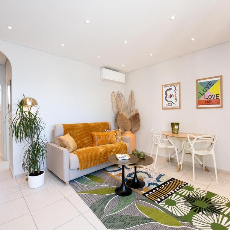 Confortable T2 vue mer avec terrasse aménagée et parking privé, plage et port à pied - Apartment mit 1 Schlafzimmer - 3
