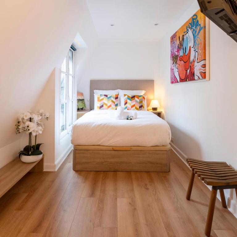 Marais-Pompidou 3, Rue Simon le Franc - 4 people - Appartement 2 Chambres - 9