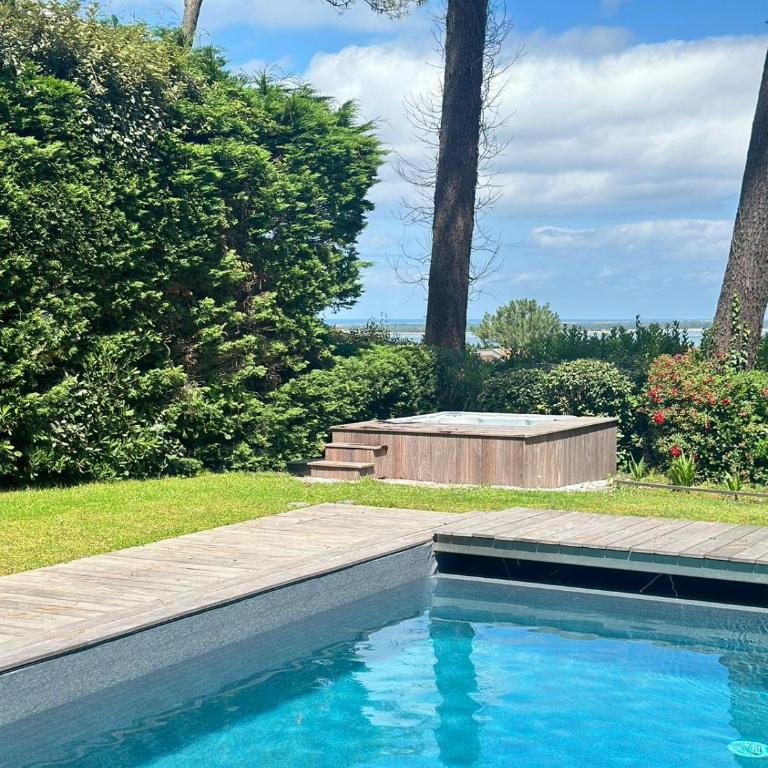 Villa sur la dune, superbe vue, jacuzzi, piscine chauffée - Villa - 1