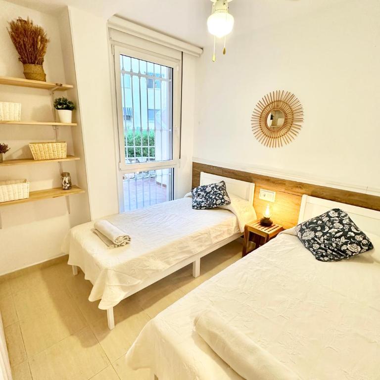 1ªLínea-50m de playa-Reformado-BBQ privada-Vistas al mar-3 terrazas - Apartamento con terraza - 23