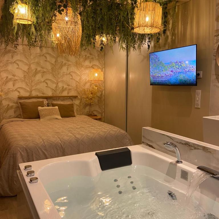 Le Cocon du désir - Suite romantique Balnéo - Appartement 1 Chambre - 10