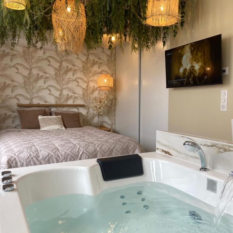 Le Cocon du désir - Suite romantique Balnéo - Appartement 1 Chambre - 12
