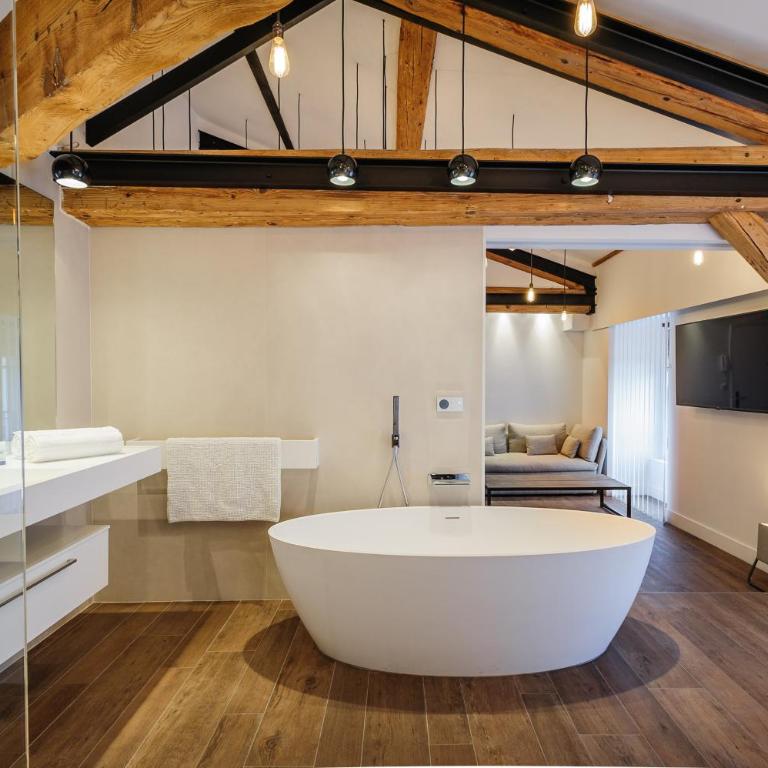 MOHOM - Berges du Rhône - Mini-Loft avec Baignoire - Vue sur Berges du Rhône - 1