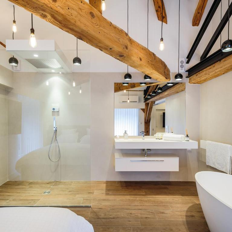 MOHOM - Berges du Rhône - Mini-Loft avec Baignoire - Vue sur Berges du Rhône - 5