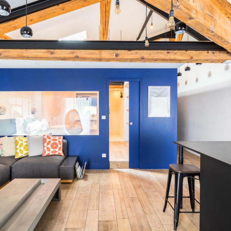 MOHOM - Berges du Rhône - Mini-Loft avec Baignoire - Vue sur Centre-Ville - 8