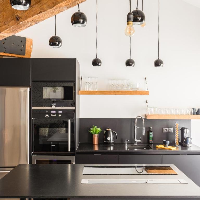 MOHOM - Berges du Rhône - Mini-Loft avec Baignoire - Vue sur Centre-Ville - 9
